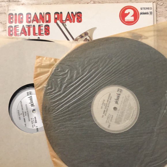 Lee Castle And Jimmy Dorsey Big Band Plays Beatles Bag! Double Vinyl Lp Set - Picture 9 of 9